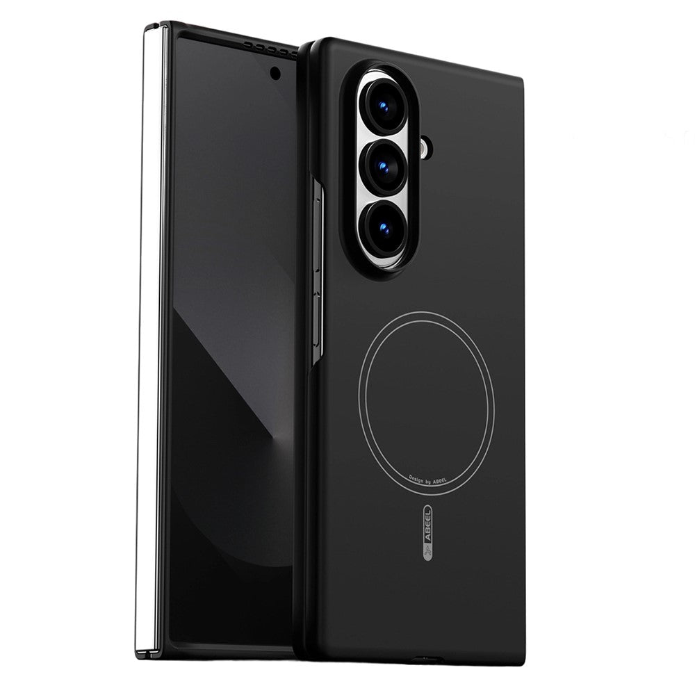 ABEEL For Samsung Galaxy Z Fold7 5G Magnetic Case Skin Touch Liquid Silicone Phone Back Cover