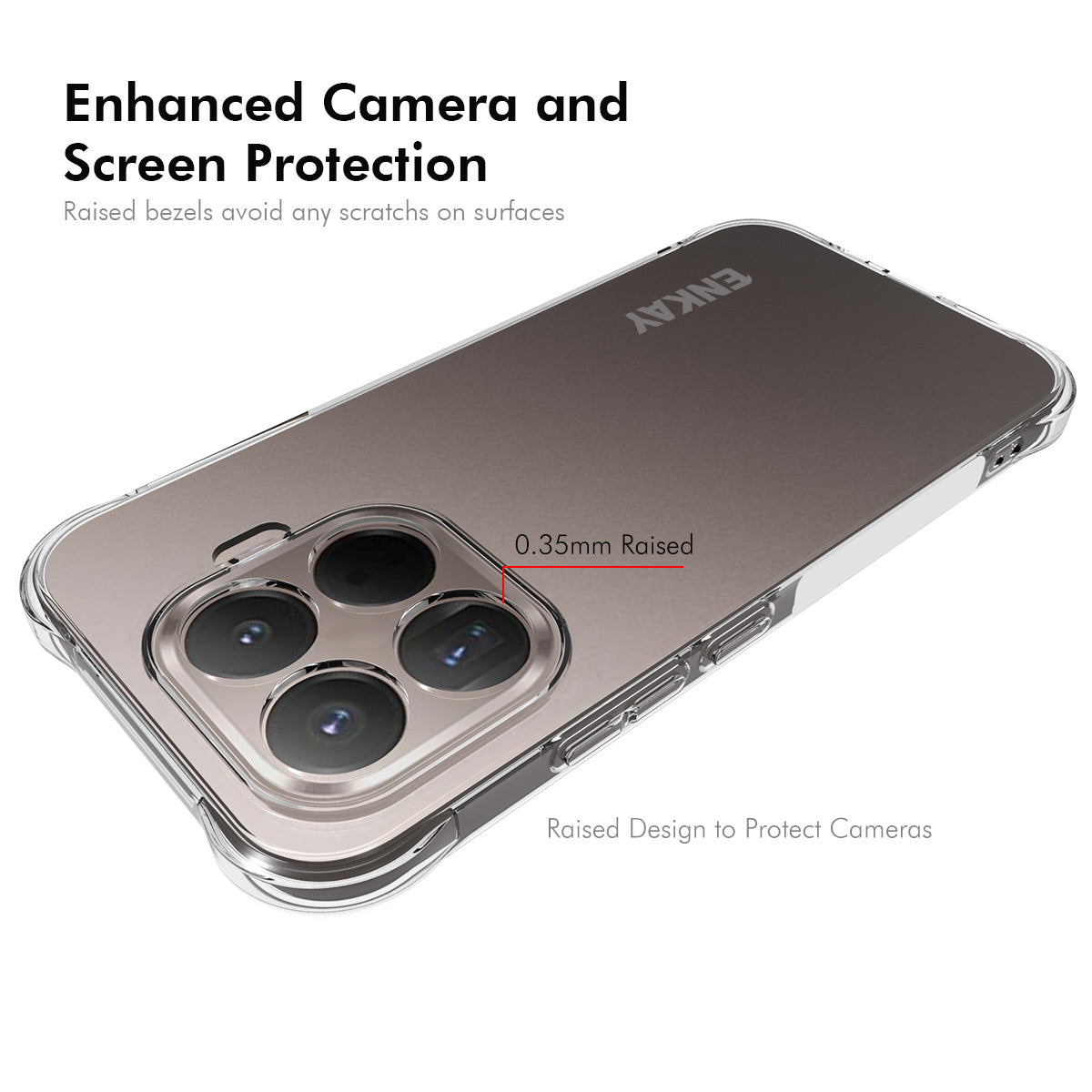 Xiaomi 17T – Transparente Handyhülle aus TPU, stoßfest