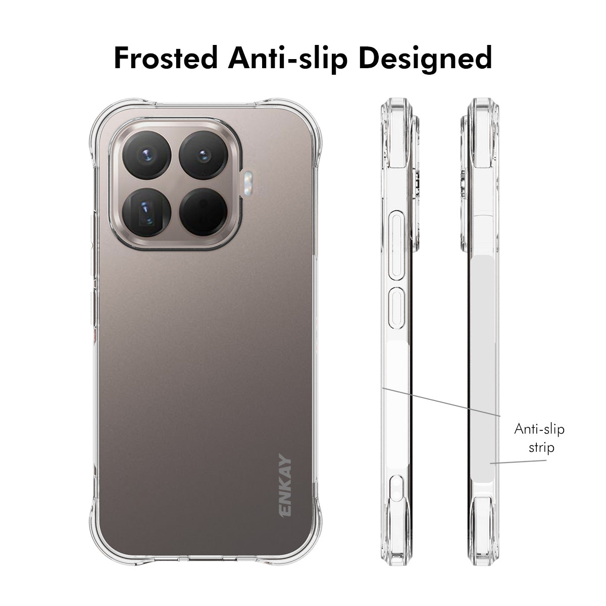 Xiaomi 17T – Transparente Handyhülle aus TPU, stoßfest