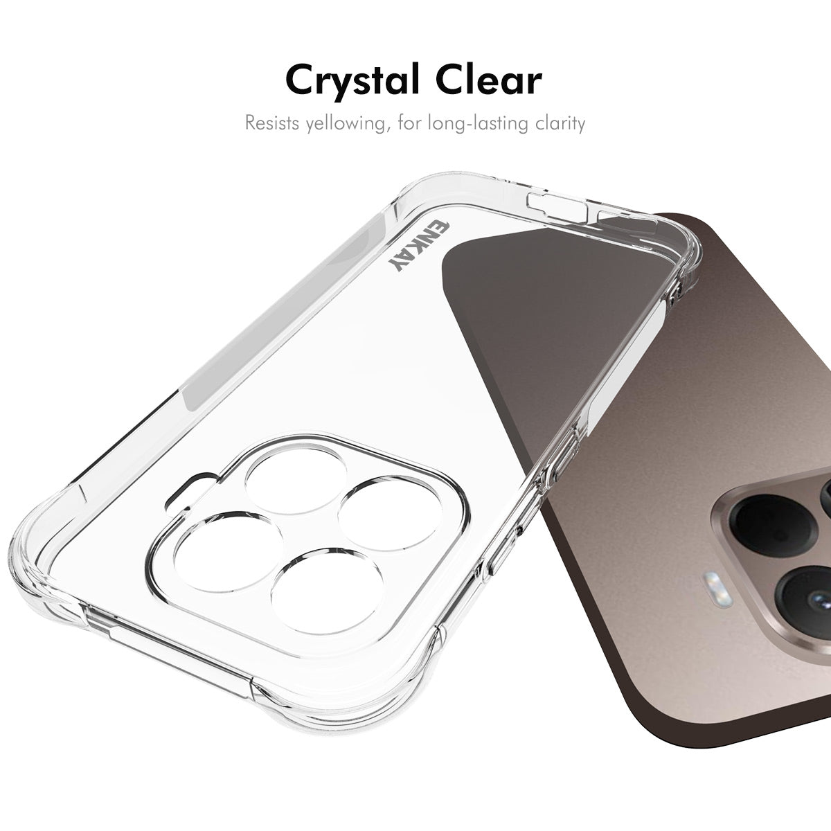 Xiaomi 17T – Transparente Handyhülle aus TPU, stoßfest