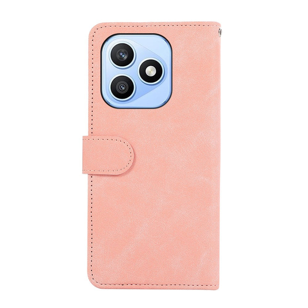 ABEEL For Honor X8d 4G Case Color Splicing Leather Flip Phone Cover RFID Blocking