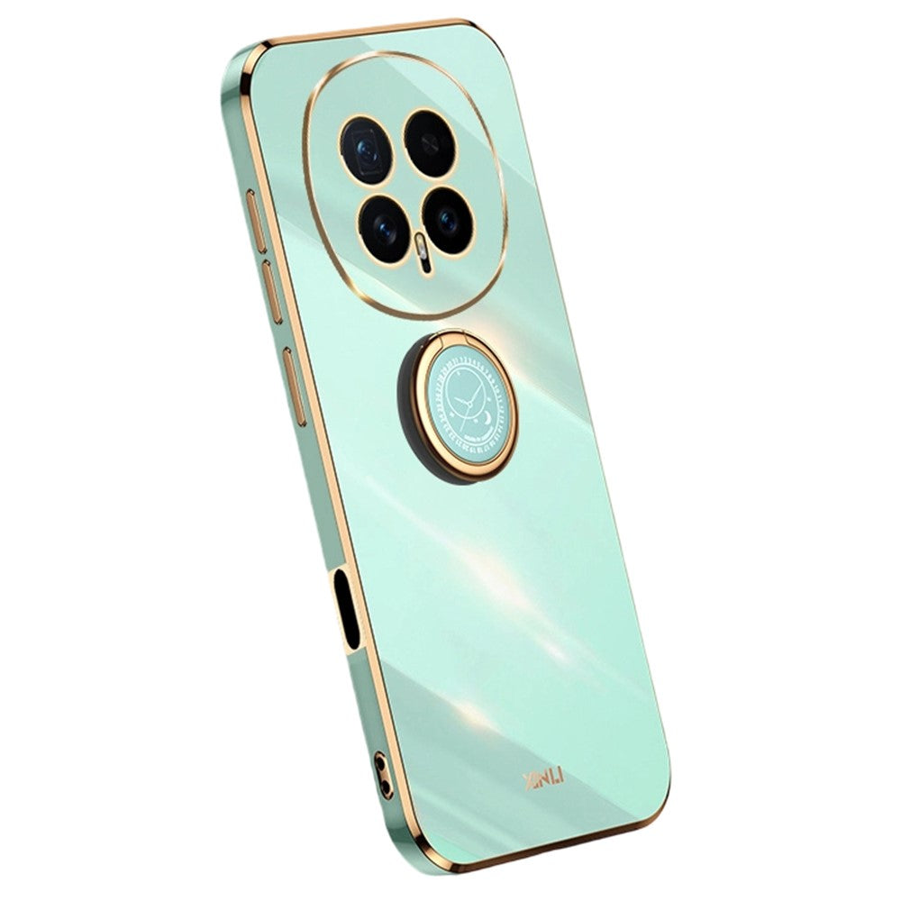Honor Magic8 5G Handyhülle – Galvanisierte TPU-Rückseite, kratzfest, mit Ringständer