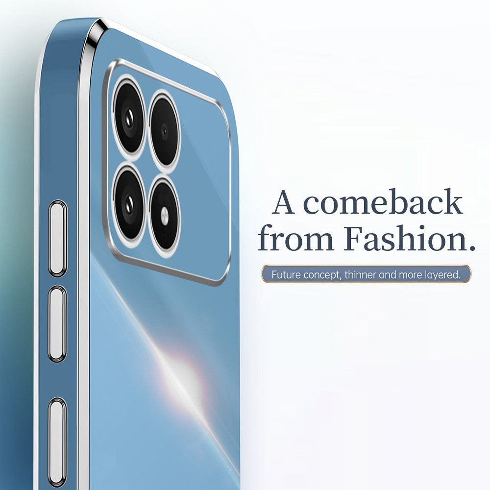 XINLI Phone Case For Xiaomi Poco F8 Pro 5G / Redmi K90 5G  Electroplating TPU Sweatproof Protection Phone Cover