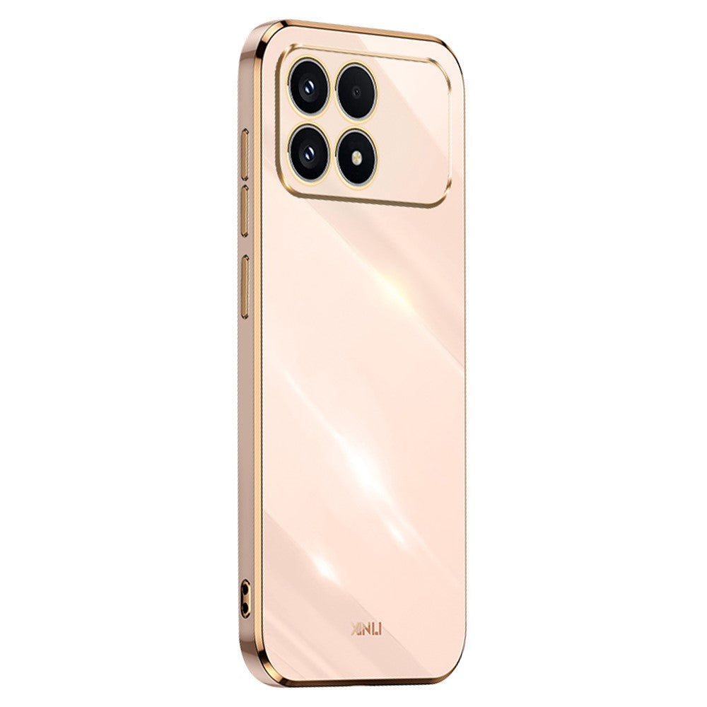 XINLI Phone Case For Xiaomi Poco F8 Pro 5G / Redmi K90 5G  Electroplating TPU Sweatproof Protection Phone Cover