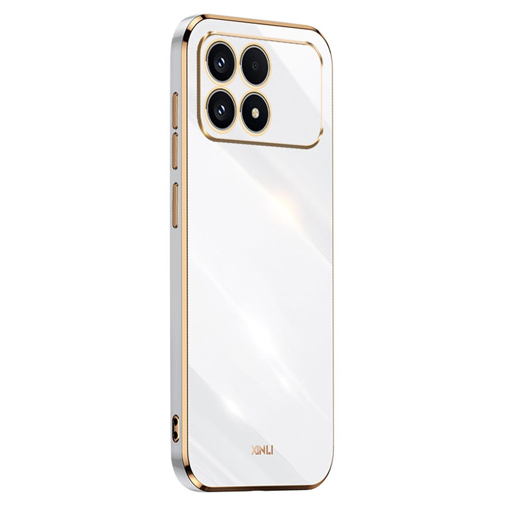 XINLI Phone Case For Xiaomi Poco F8 Pro 5G / Redmi K90 5G  Electroplating TPU Sweatproof Protection Phone Cover