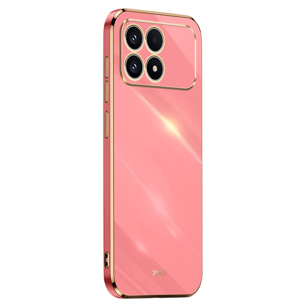 XINLI Phone Case For Xiaomi Poco F8 Pro 5G / Redmi K90 5G  Electroplating TPU Sweatproof Protection Phone Cover