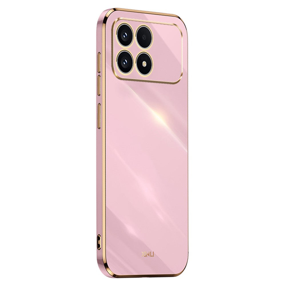 XINLI Phone Case For Xiaomi Poco F8 Pro 5G / Redmi K90 5G  Electroplating TPU Sweatproof Protection Phone Cover