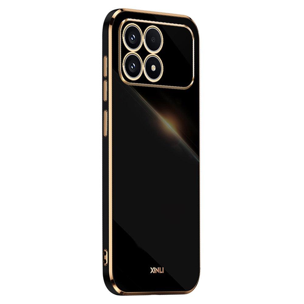 XINLI Phone Case For Xiaomi Poco F8 Pro 5G / Redmi K90 5G  Electroplating TPU Sweatproof Protection Phone Cover
