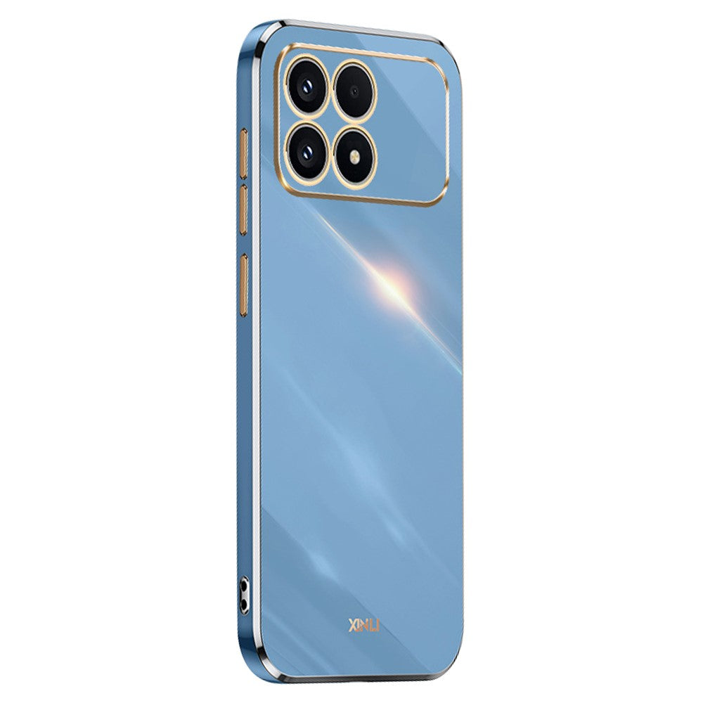 XINLI Phone Case For Xiaomi Poco F8 Pro 5G / Redmi K90 5G  Electroplating TPU Sweatproof Protection Phone Cover