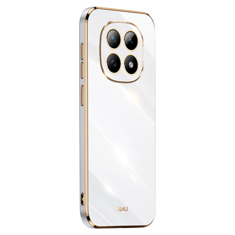 XINLI For Xiaomi Redmi Note 15 4G (Global) Phone Case Electroplating TPU Sweatproof Protection Phone Cover