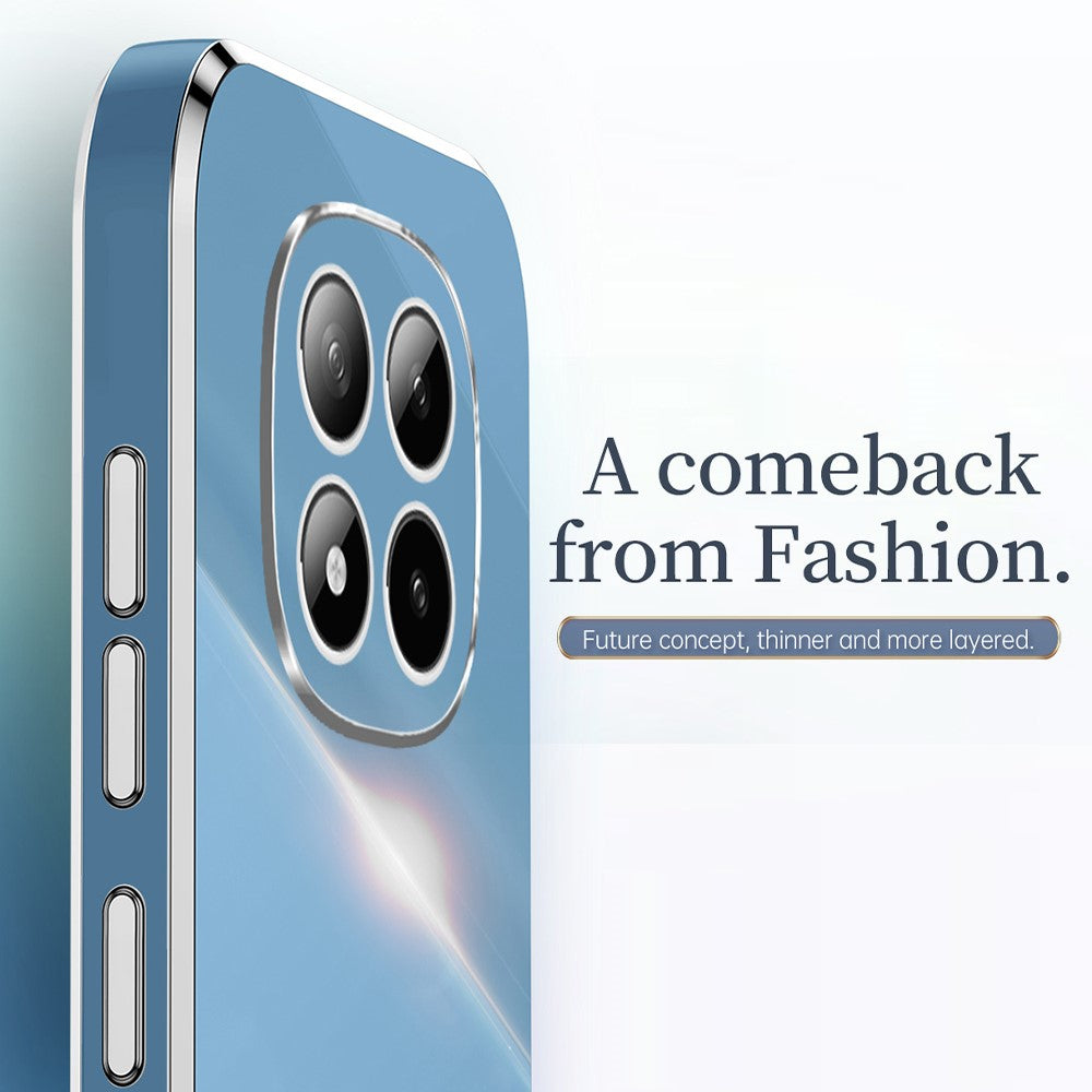 XINLI For Xiaomi Redmi Note 15 Pro 4G (Global) Phone Case Electroplating TPU Sweatproof Protection Phone Cover