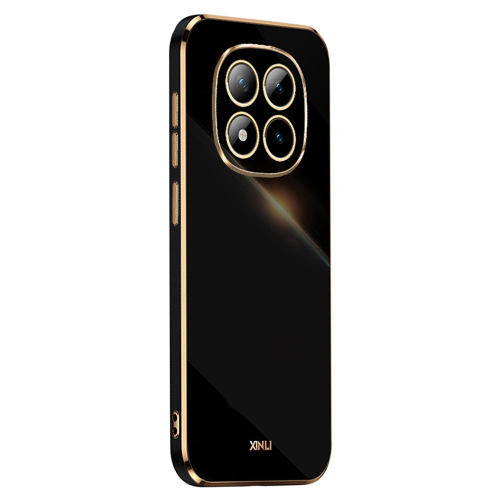 XINLI For Xiaomi Redmi Note 15 Pro 4G (Global) Phone Case Electroplating TPU Sweatproof Protection Phone Cover