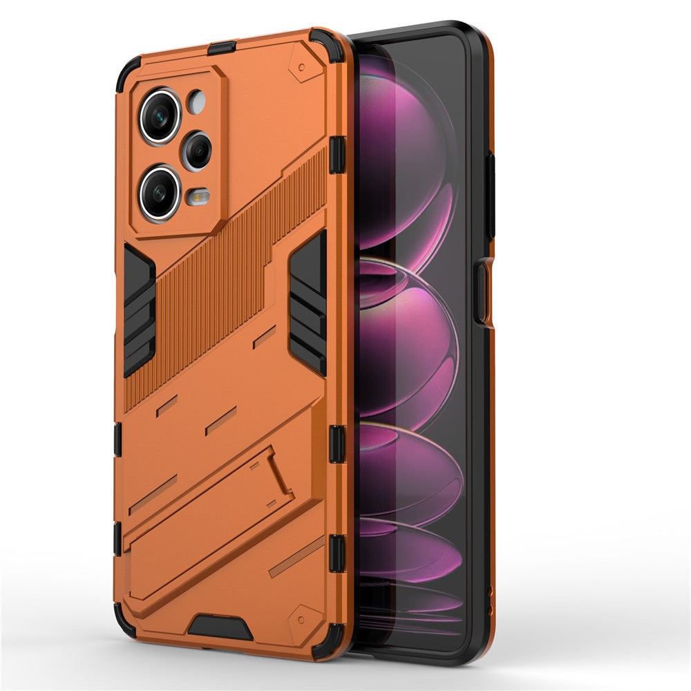 For Xiaomi Redmi Note 12 Pro 5G Hard PC+Soft TPU Kickstand Case Anti-scratch Mobile Phone Cover