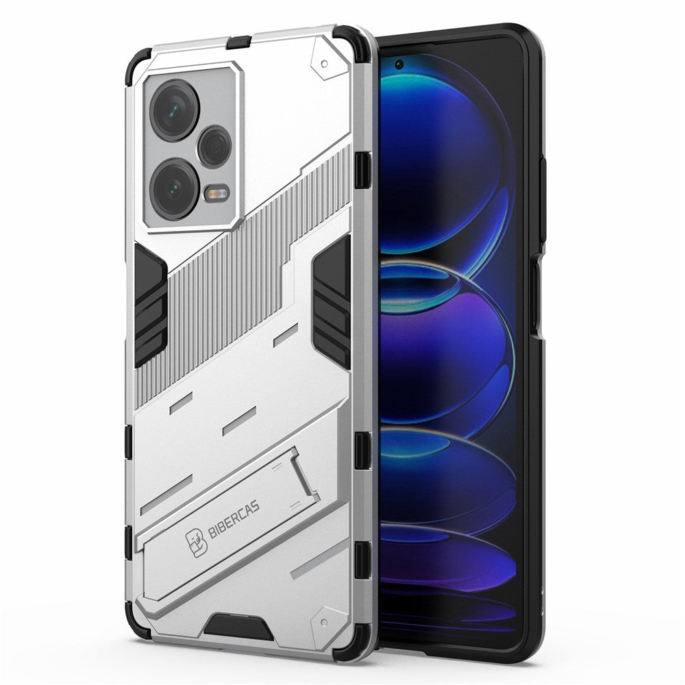For Xiaomi Redmi Note 12 Pro+ 5G Hard PC+Soft TPU Phone Case Drop-proof Kickstand Protective Cover