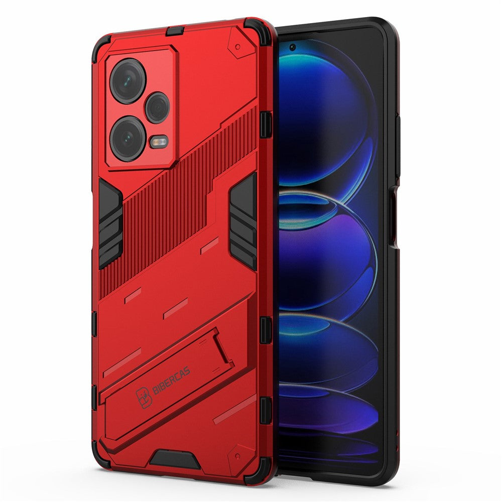 For Xiaomi Redmi Note 12 Pro+ 5G Hard PC+Soft TPU Phone Case Drop-proof Kickstand Protective Cover