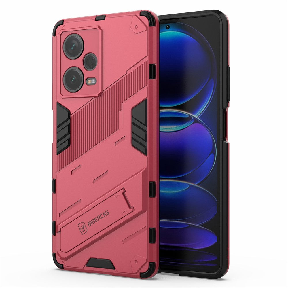 For Xiaomi Redmi Note 12 Pro+ 5G Hard PC+Soft TPU Phone Case Drop-proof Kickstand Protective Cover