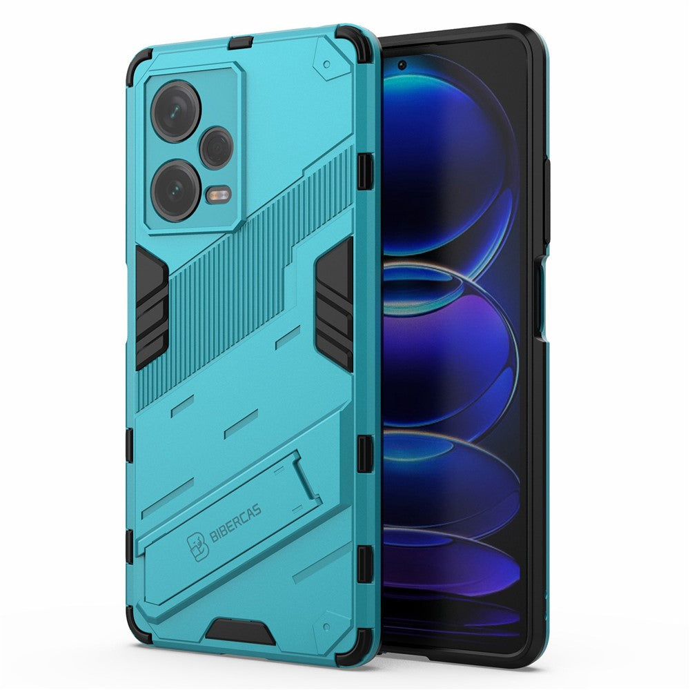 For Xiaomi Redmi Note 12 Pro+ 5G Hard PC+Soft TPU Phone Case Drop-proof Kickstand Protective Cover