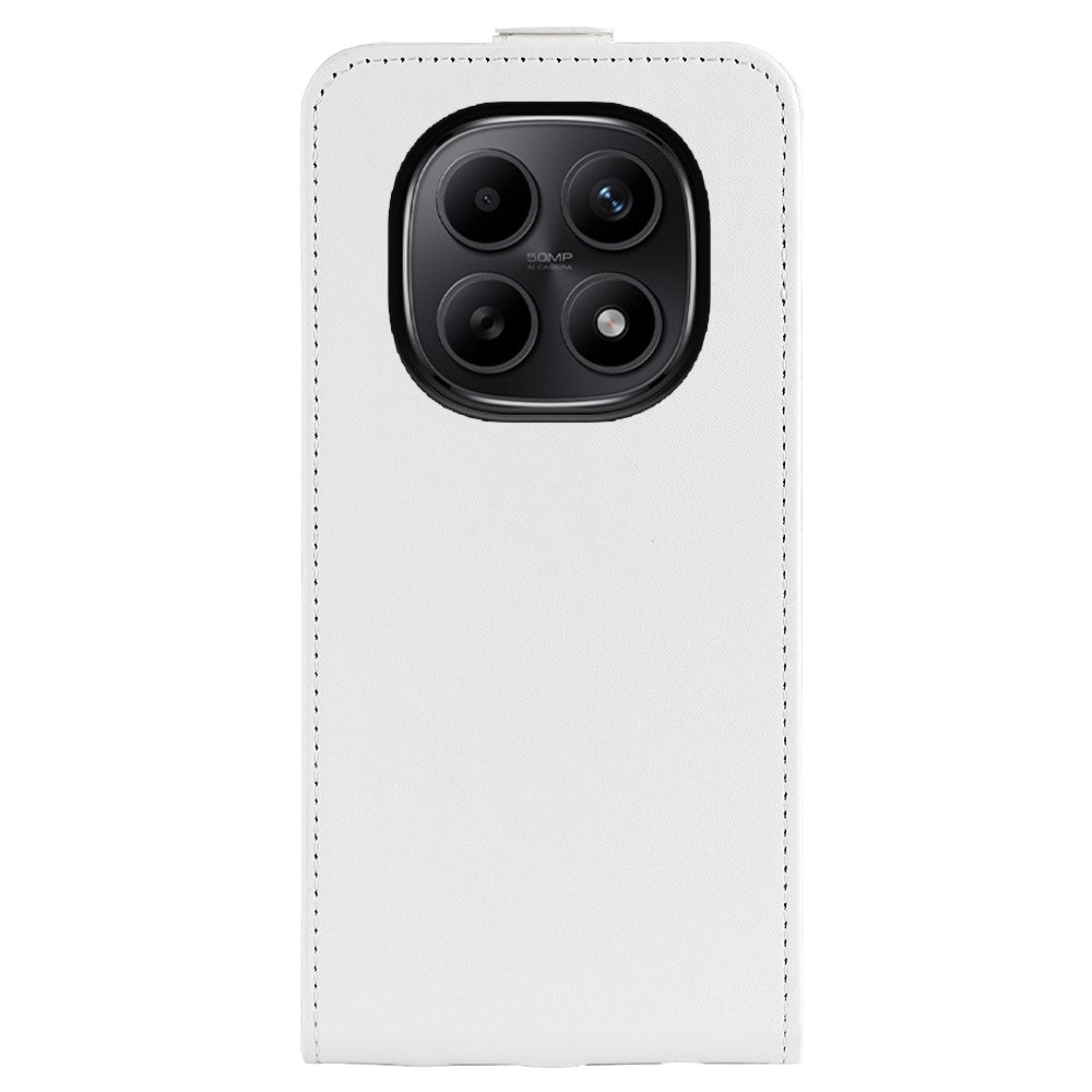 For Xiaomi Redmi Note 15 4G (Global) Case Crazy Horse Texture TPU + PU Leather Vertical Flip Phone Cover With Card Holder