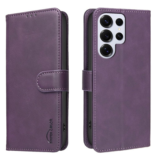 Galaxy S26 Ultra Handyhülle – BINFEN COLOR BF37 RFID-blockierende Brieftasche aus Leder mit Standfunktion