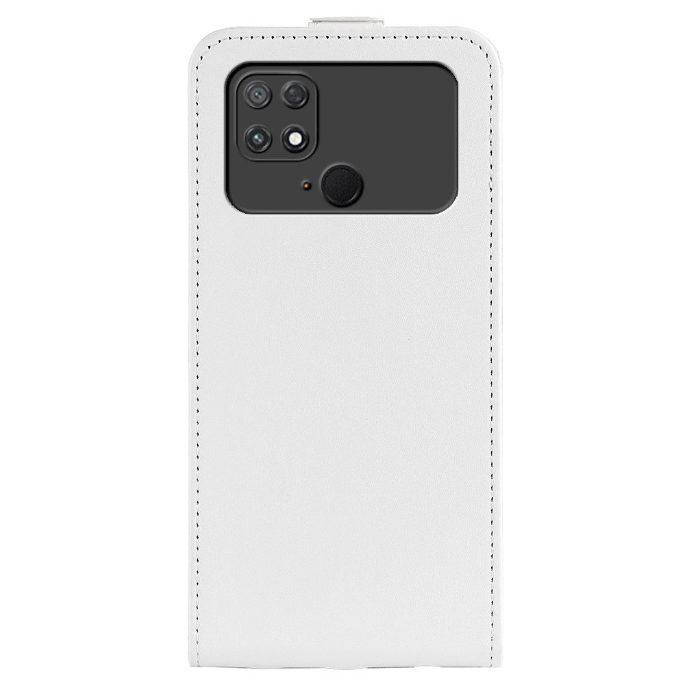 For Xiaomi Poco C40 4G Vertical Flip Phone Anti-drop Case Crazy Horse Texture Card Holder Leather Protective Cover