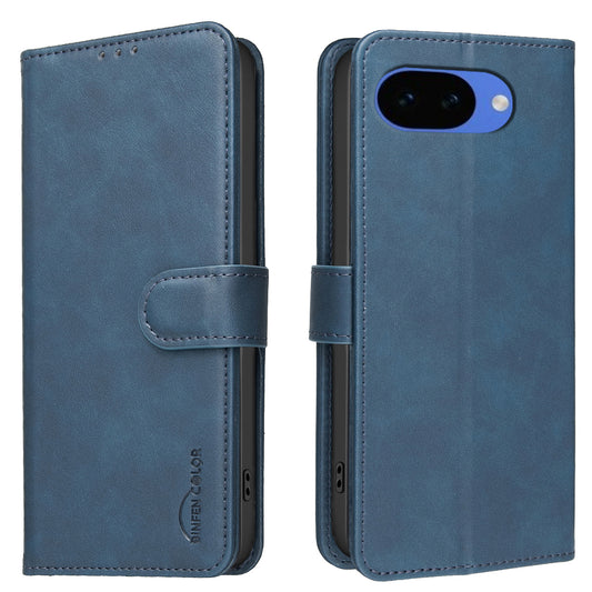 Google Pixel 10a Handyhülle – BINFEN COLOR BF37 RFID-blockierende Brieftasche aus Leder mit Standfunktion