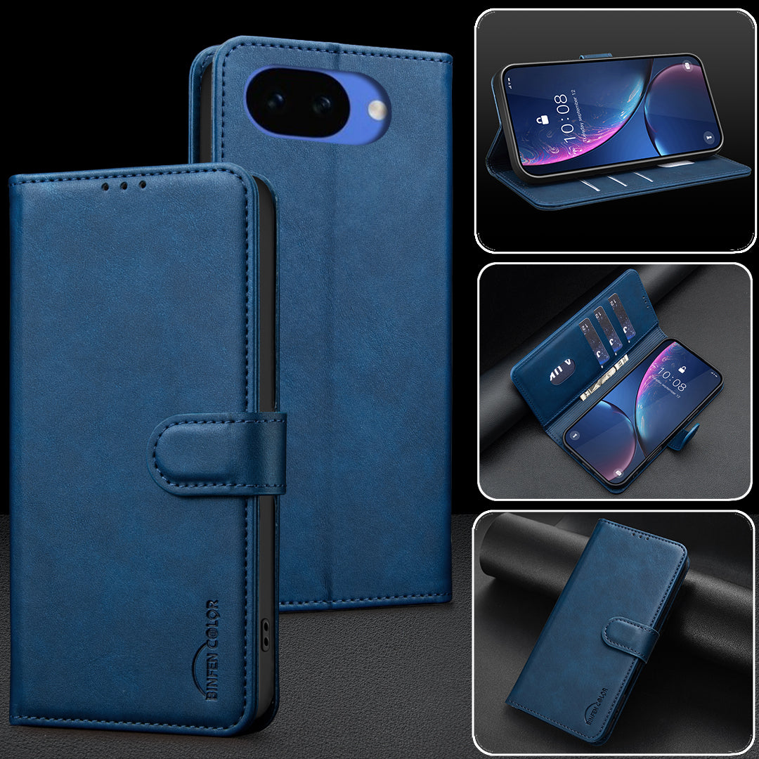 BINFEN COLOR For Google Pixel 10a  BF37 Case RFID Blocking Wallet Stand Leather Phone Cover