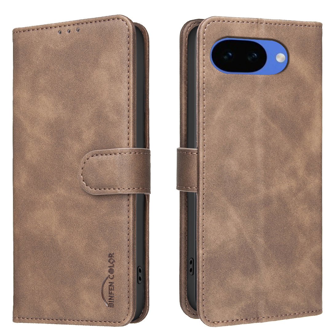BINFEN COLOR For Google Pixel 10a  BF37 Case RFID Blocking Wallet Stand Leather Phone Cover