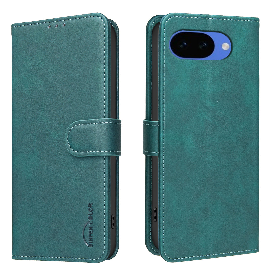 BINFEN COLOR For Google Pixel 10a  BF37 Case RFID Blocking Wallet Stand Leather Phone Cover