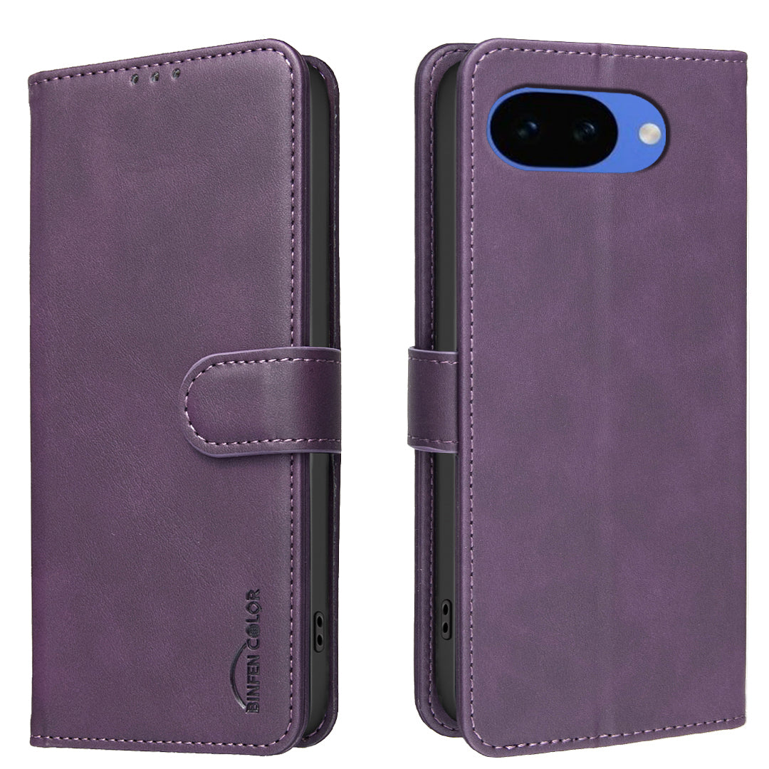 BINFEN COLOR For Google Pixel 10a  BF37 Case RFID Blocking Wallet Stand Leather Phone Cover
