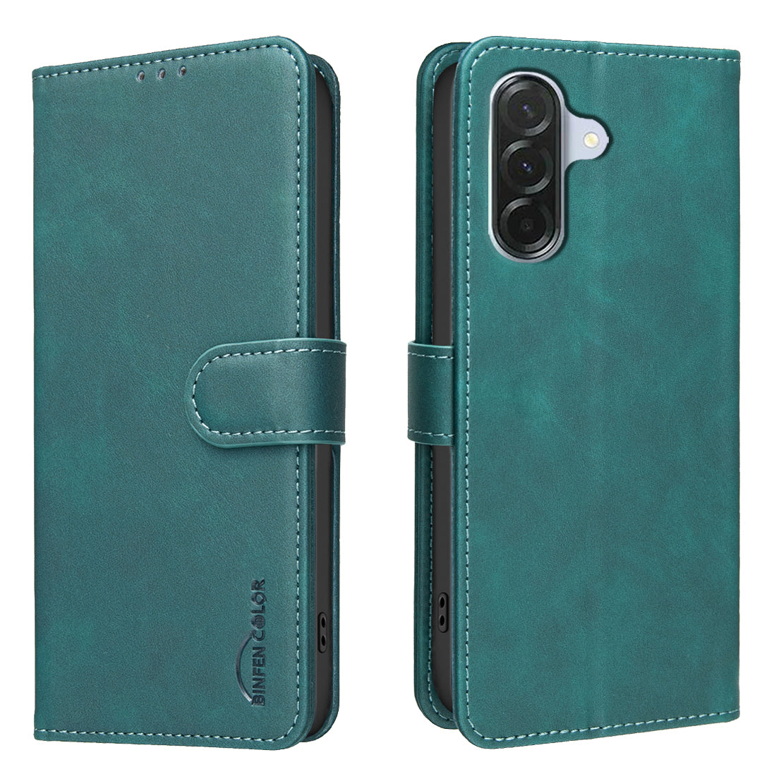 BINFEN COLOR For Samsung Galaxy A26 5G / Galaxy A17 5G / Galaxy A17 4G / Galaxy A27 5G  BF37 Case RFID Blocking Wallet Stand Leather Phone Cover