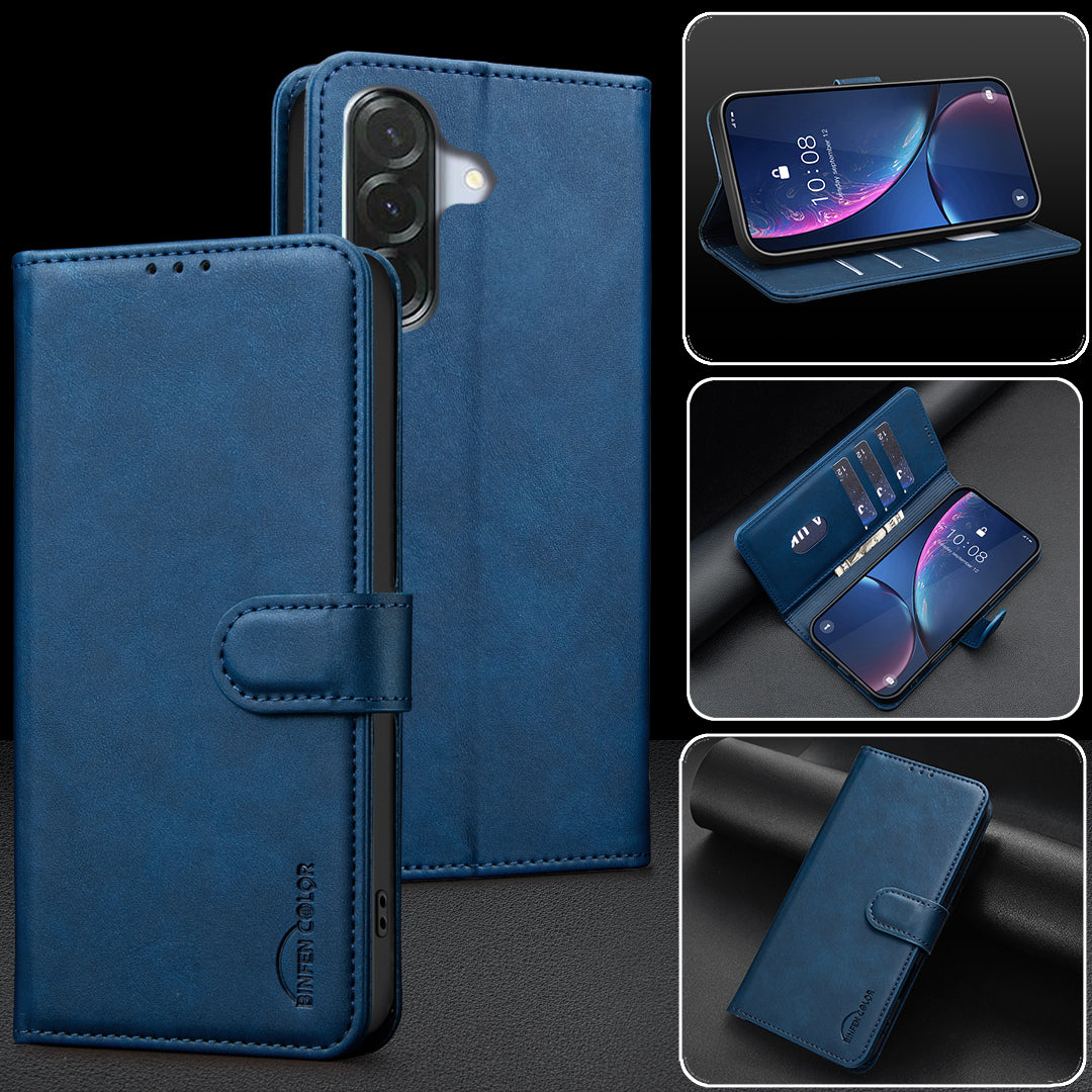 BINFEN COLOR For Samsung Galaxy S26+  BF37 Case RFID Blocking Wallet Stand Leather Phone Cover