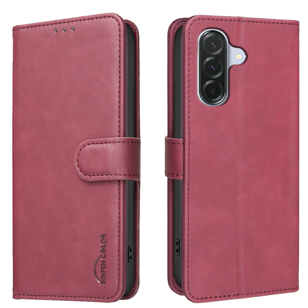 BINFEN COLOR For Samsung Galaxy S26+  BF37 Case RFID Blocking Wallet Stand Leather Phone Cover