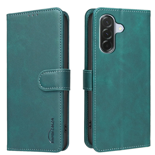 Galaxy S26 Handyhülle – BINFEN COLOR BF37 RFID-blockierende Brieftasche aus Leder mit Standfunktion