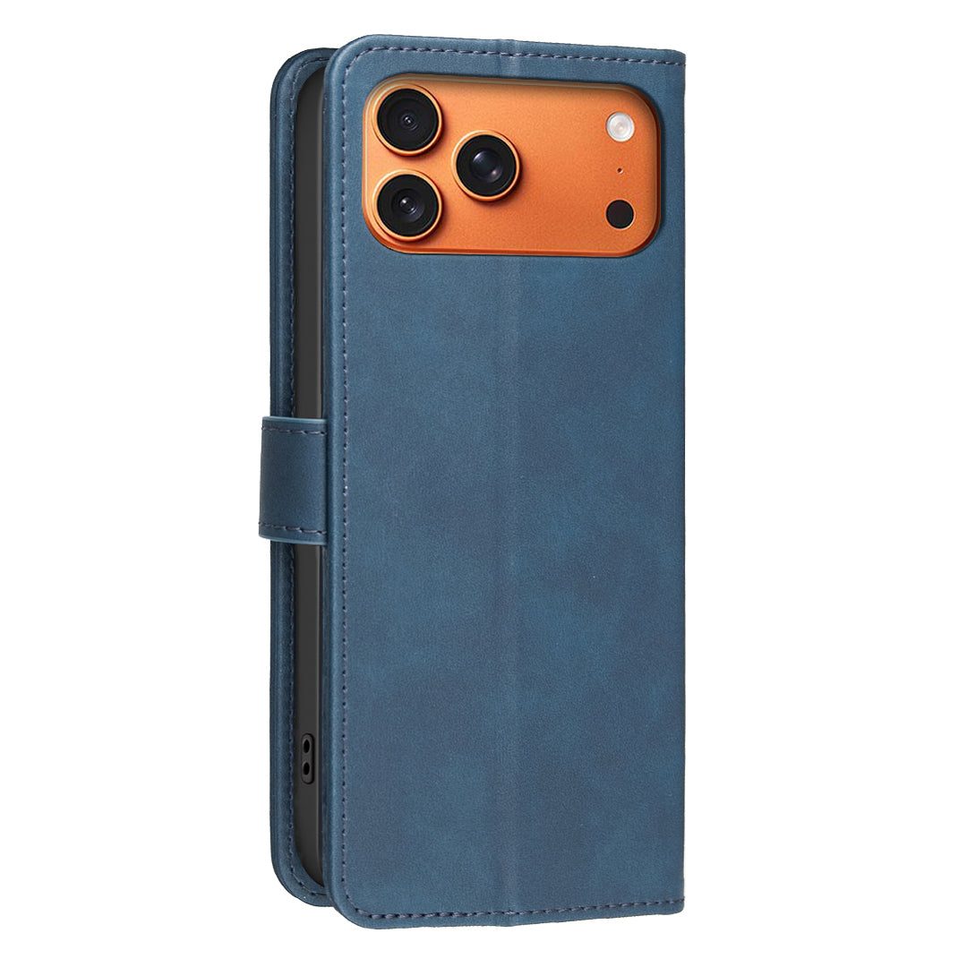 BINFEN COLOR For iPhone 18 Pro / 17 Pro  BF37 Case RFID Blocking Wallet Stand Leather Phone Cover