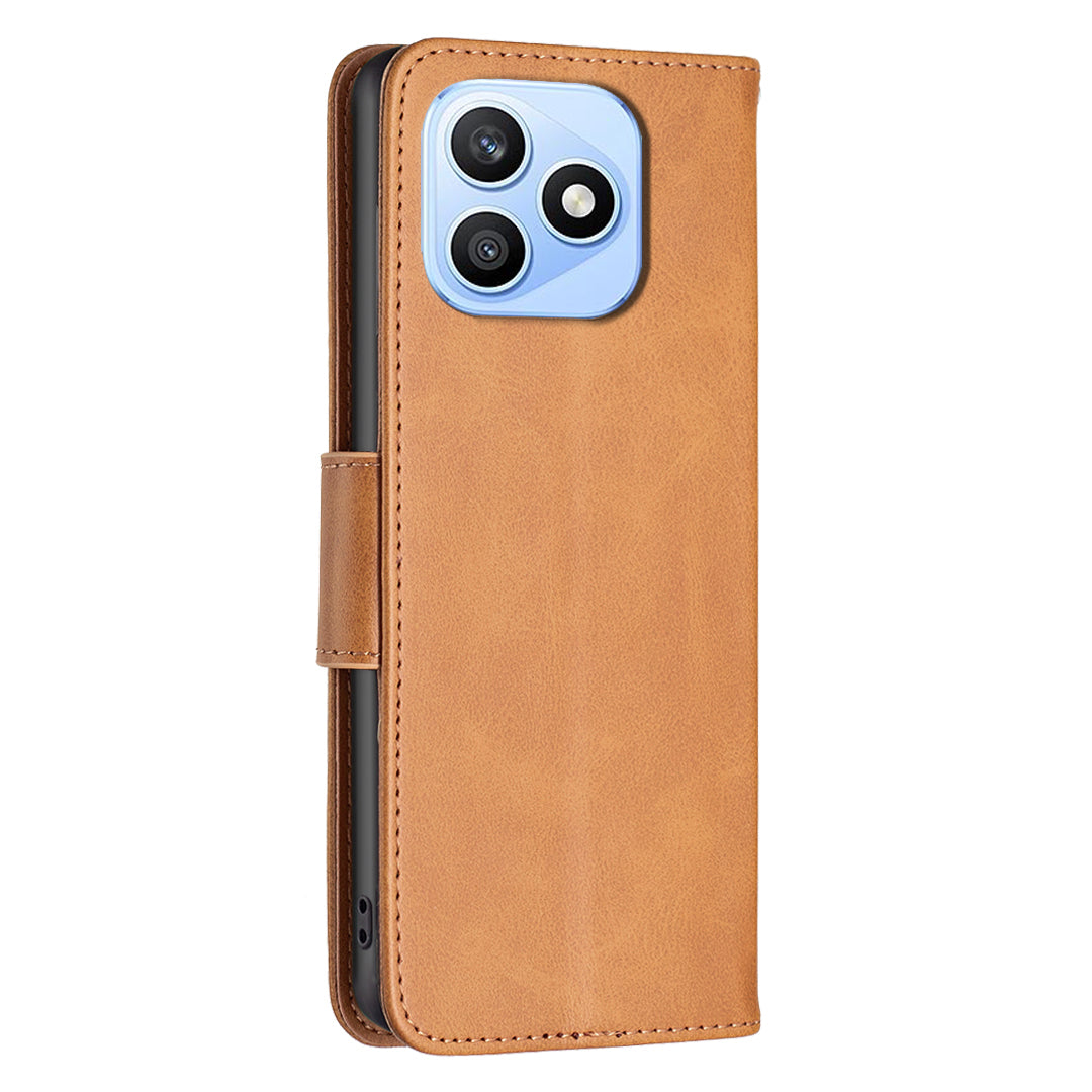 For Honor X8d 4G Case Shockproof PU Leather Cover with Wallet Card Slots