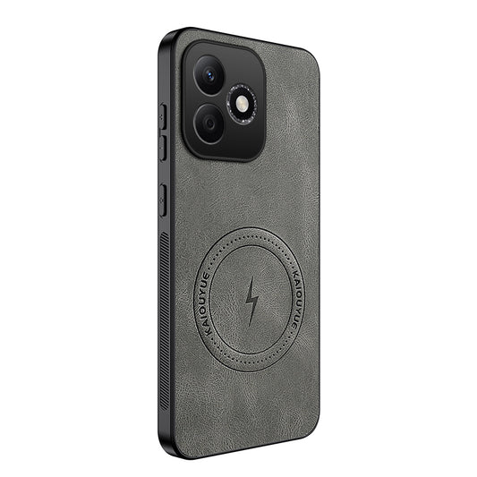 Honor X8d 4G Handyhülle – WANLONFENG Magnetische der SD1-Serie mit Nappa-Textur, PC-TPU