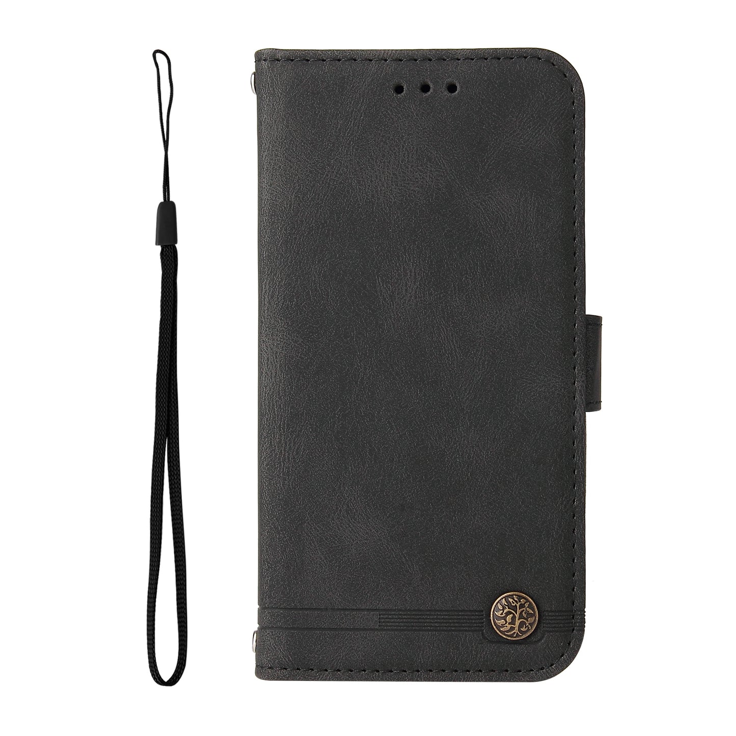 For Honor X8d 4G Leather Wallet Cases Skin Touch Phone Cover Stand with Strap