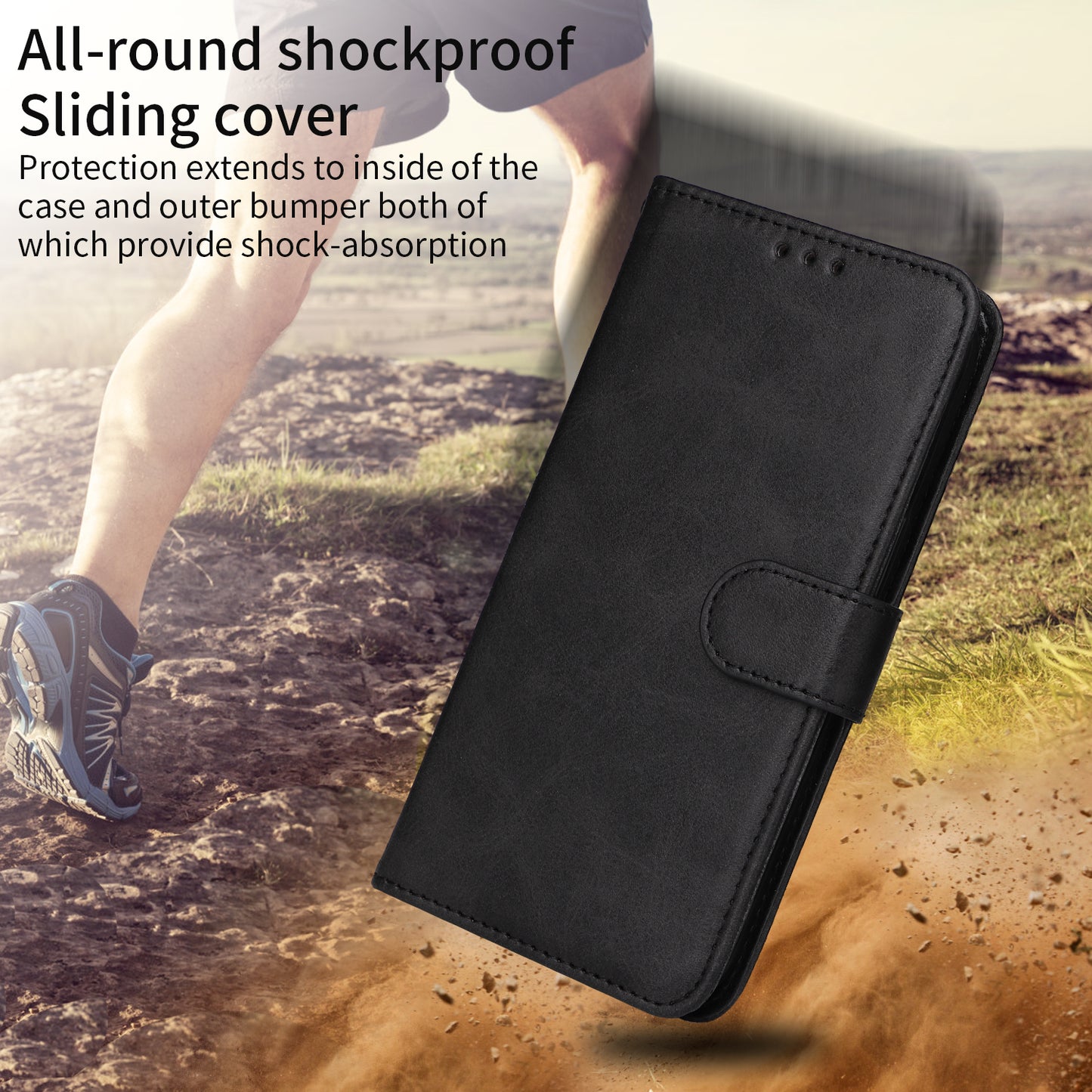 For Honor 600 Lite 5G Case Wallet PU Leather Folio Flip Phone Cover