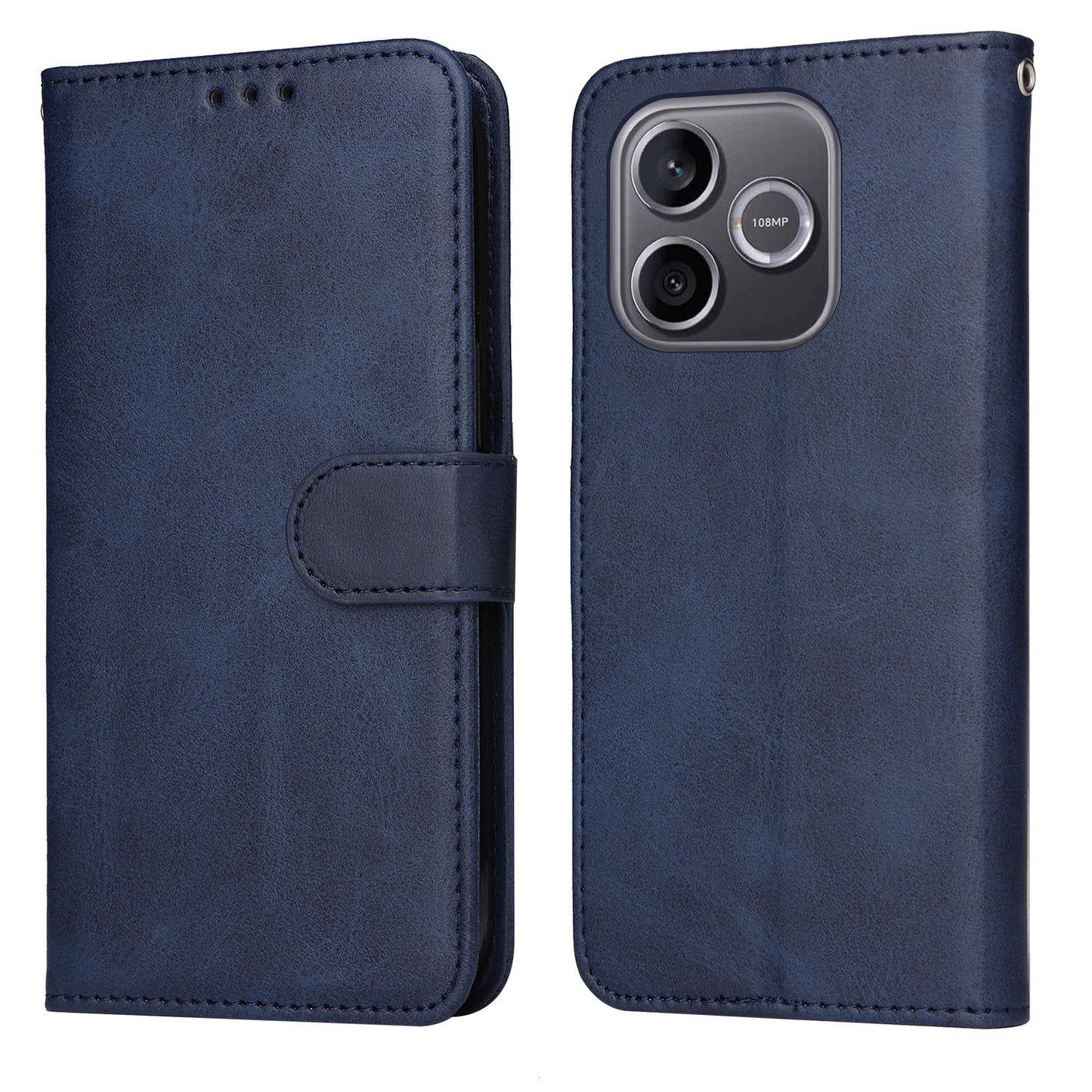For Honor 600 Lite 5G Case Wallet PU Leather Folio Flip Phone Cover