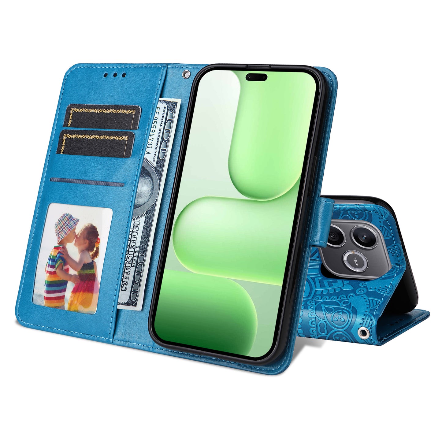 For Honor 600 Lite 5G Case Sunflower Imprint Leather Wallet Phone Cover
