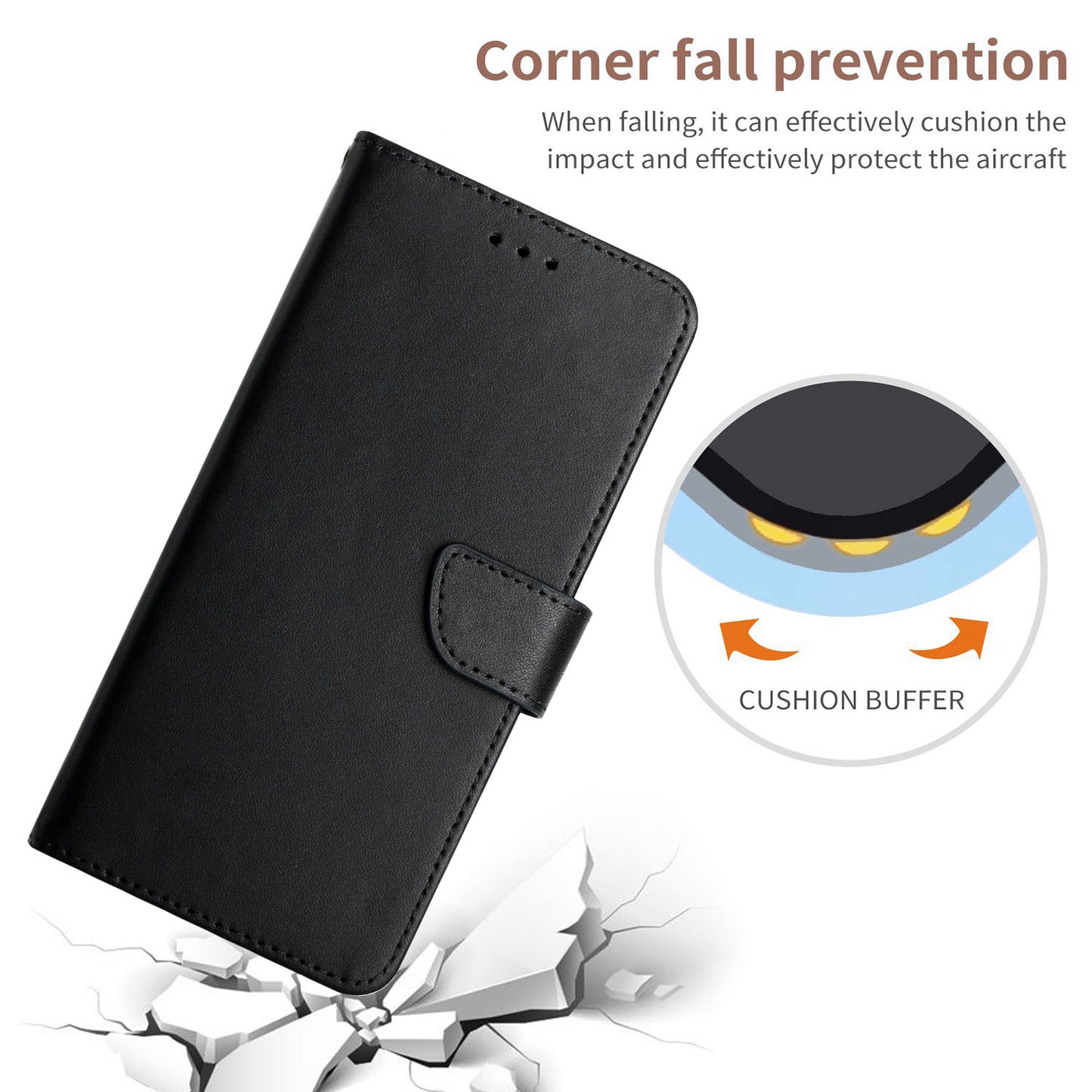 For Honor 600 Lite 5G Case Genuine Cow Leather Phone Cover Nappa Texture