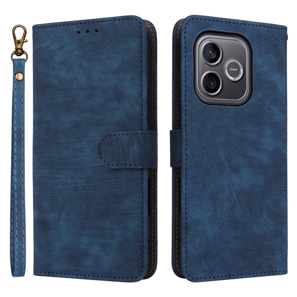 For Honor 600 Lite 5G / 500 Smart 5G Case Wallet RFID Blocking PU Leather Phone Cover Stand with Strap