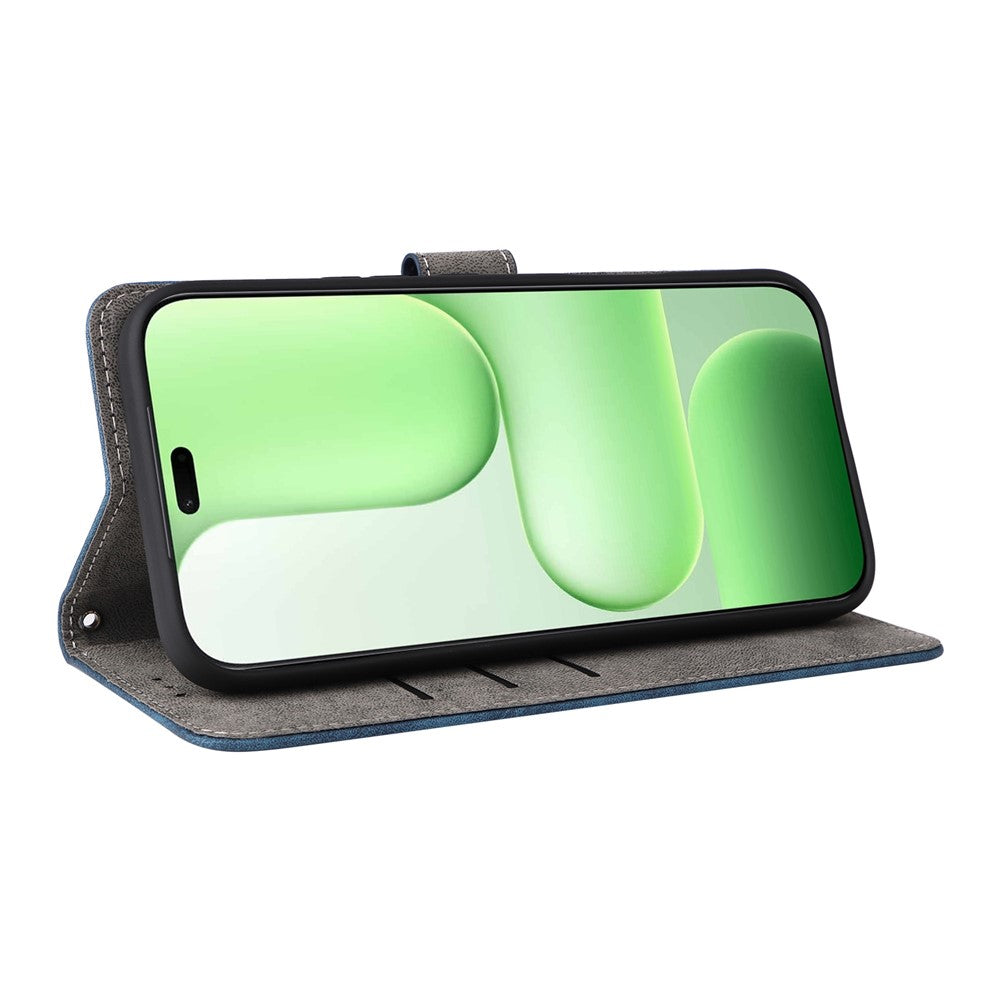 For Honor 600 Lite 5G / 500 Smart 5G Case Wallet RFID Blocking PU Leather Phone Cover Stand with Strap