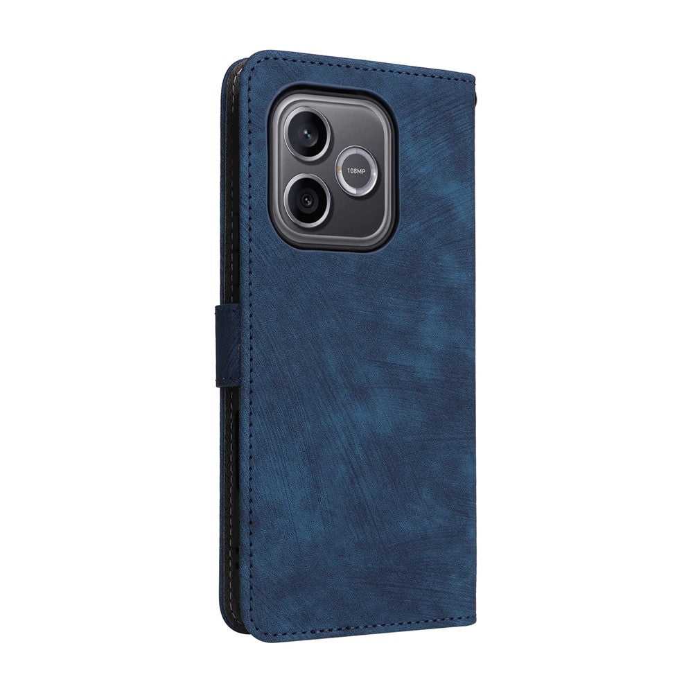 For Honor 600 Lite 5G / 500 Smart 5G Case Wallet RFID Blocking PU Leather Phone Cover Stand with Strap