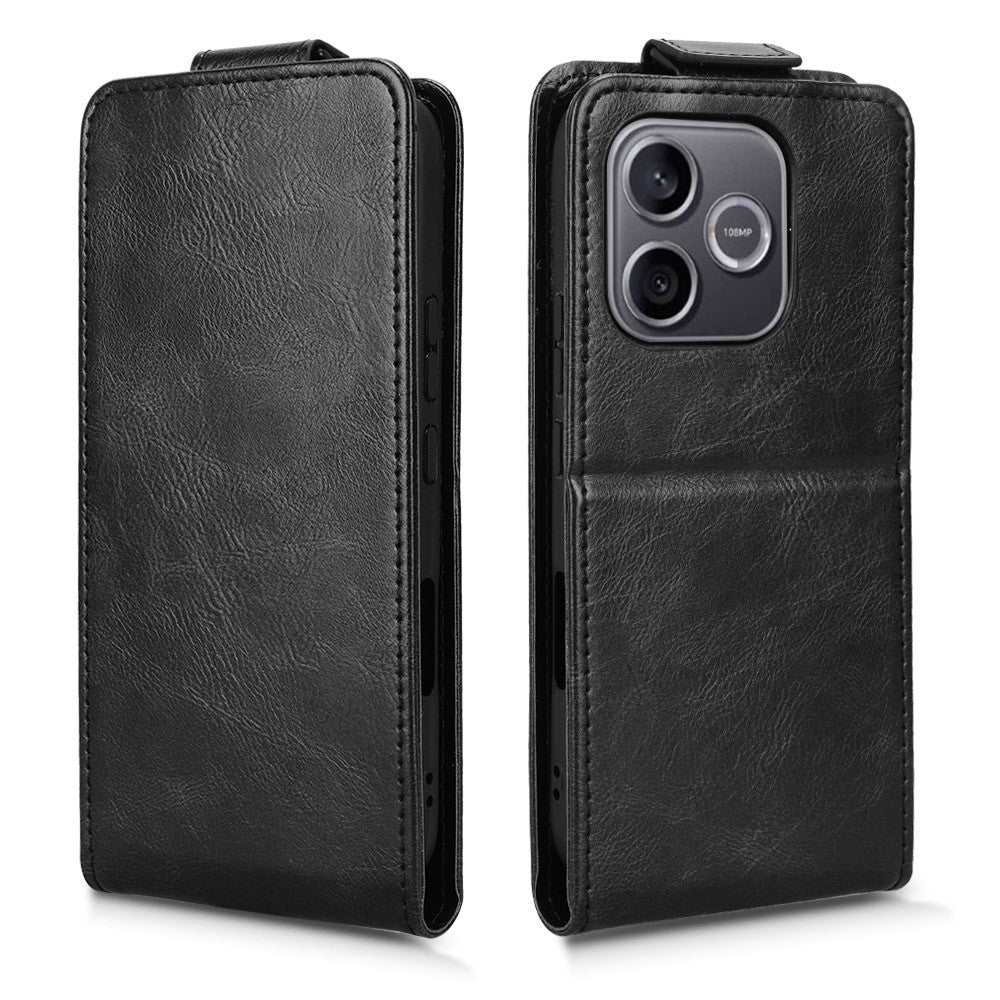 For Honor 600 Lite 5G Stand Case Magnetic Clasp Vertical Flip Leather Phone Cover with Card Holder