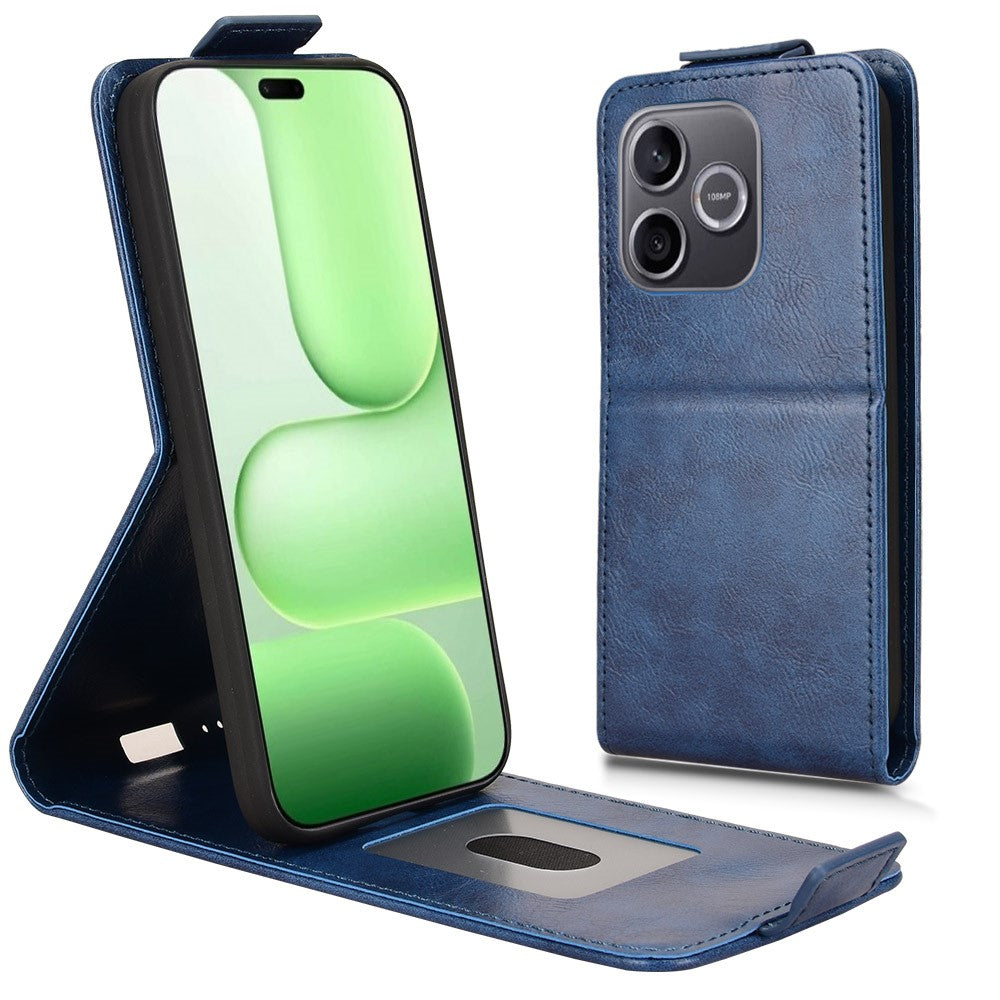 For Honor 600 Lite 5G Stand Case Magnetic Clasp Vertical Flip Leather Phone Cover with Card Holder
