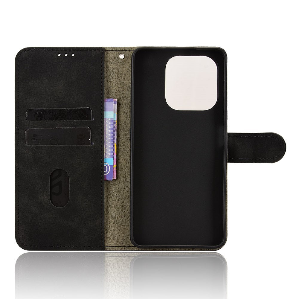 For Honor X8d 4G Leather Case Skin Feel Anti Drop Wallet Stand Flip Phone Cover
