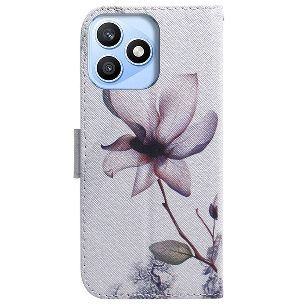 For Honor X8d 4G Wallet Case Pattern Print Leather Phone Cover