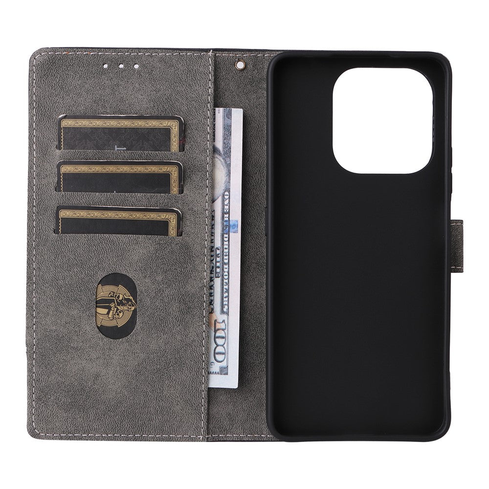 For Honor X8d 4G Case Wallet RFID Blocking PU Leather Phone Cover Stand with Strap