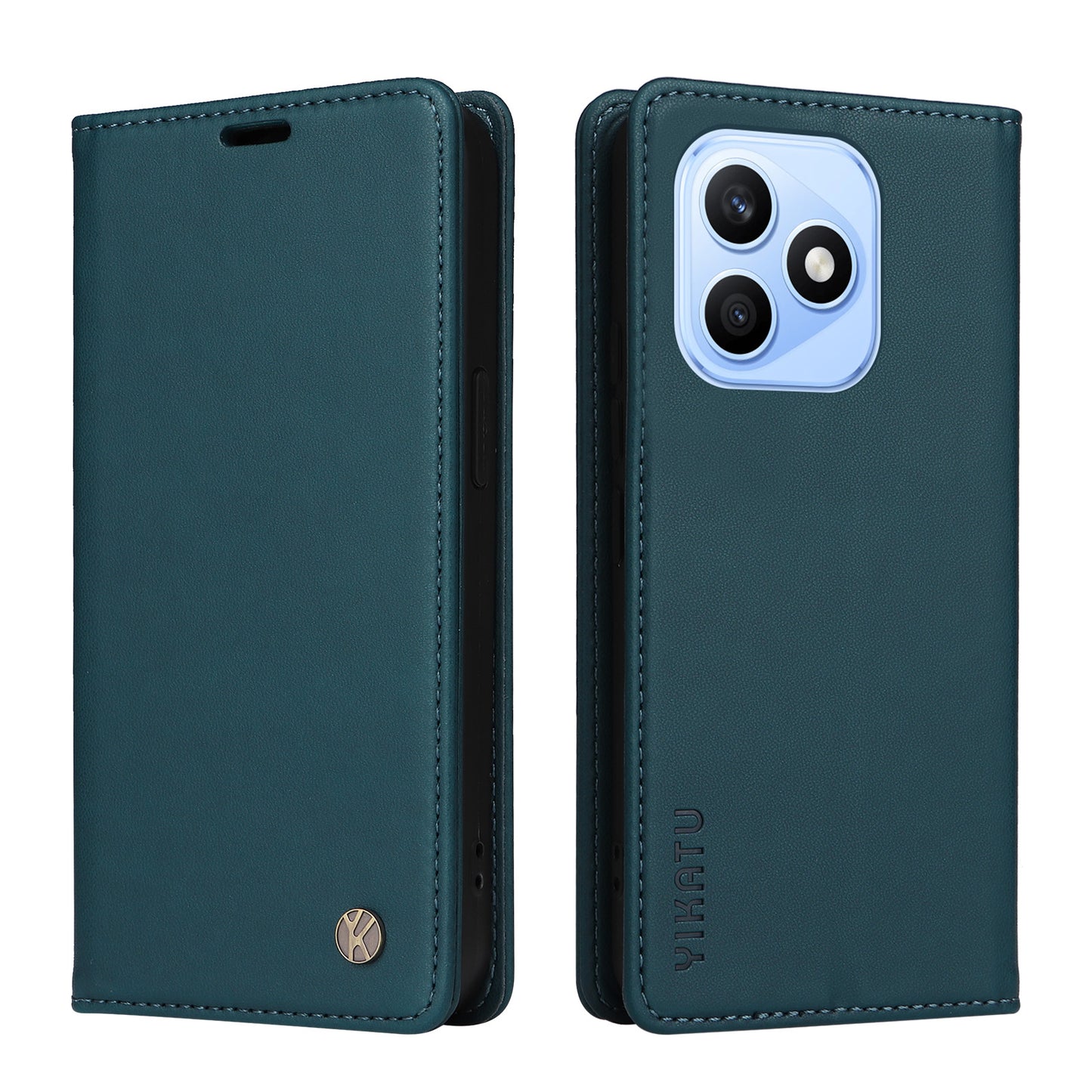 YIKATU For Honor X8d 4G YK-001 Phone Cases Magnetic Closure PU Leather Mobile Cover